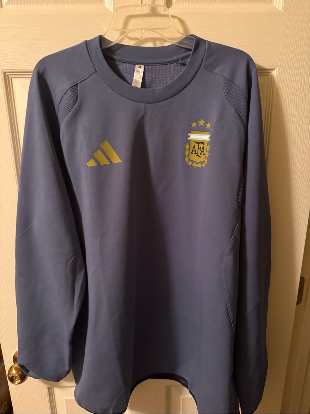 adidas Men's Argentina 2026 Travel Crewneck Sweatshirt 2XL NWOT